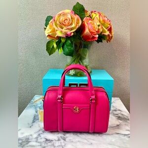 NEW Michael Kors Travel Small Leather Duffle Bag